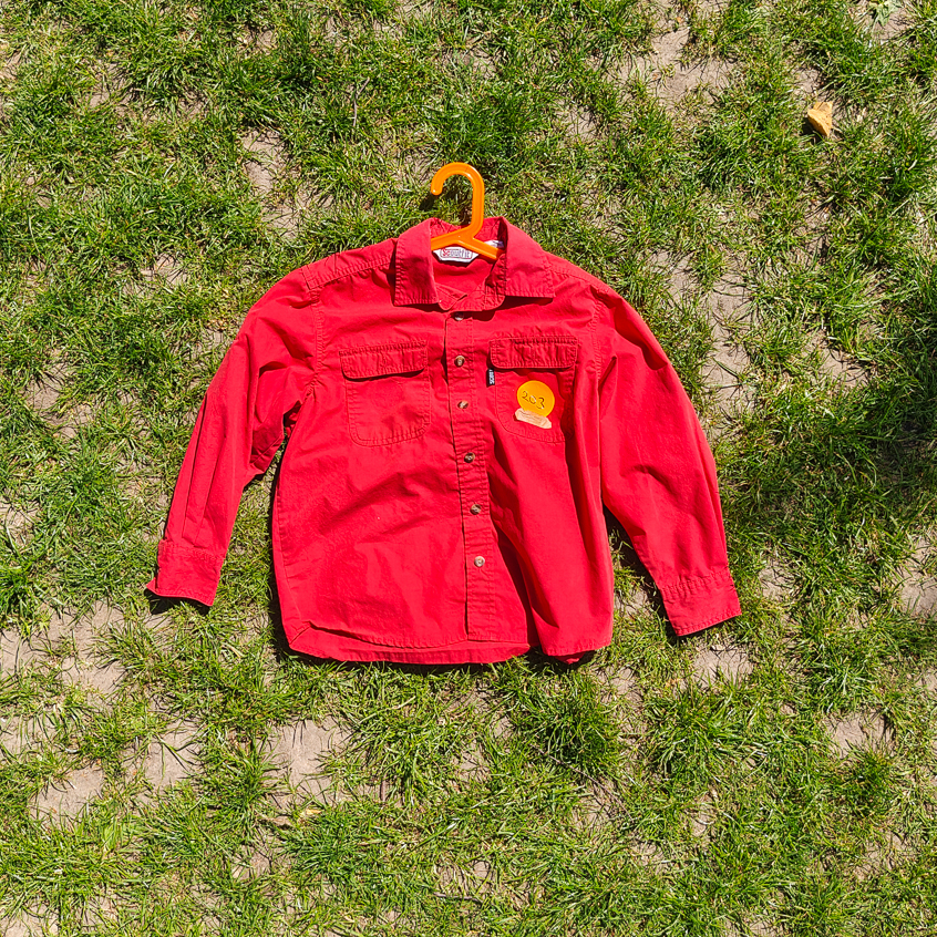 Tweedehands bever uniform: 140 (203)