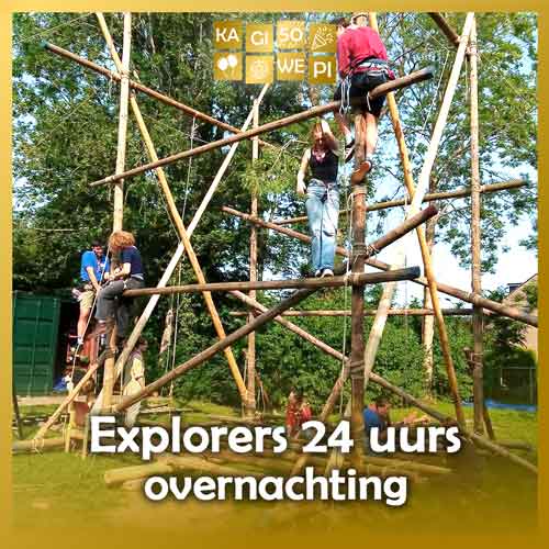 Explorers 24uurs overnachting