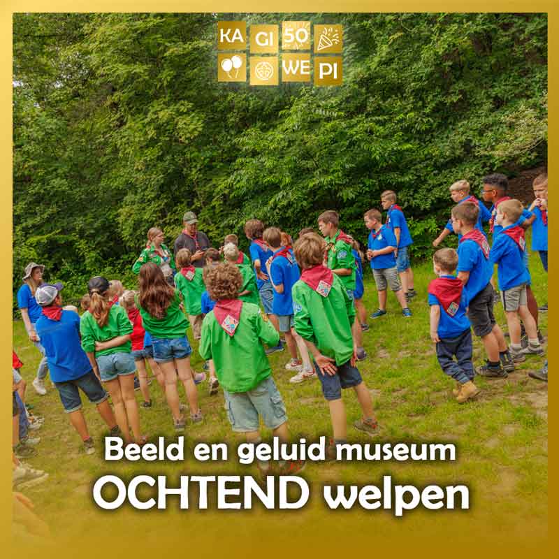 Beeld en geluid museum (OCHTEND) welpen