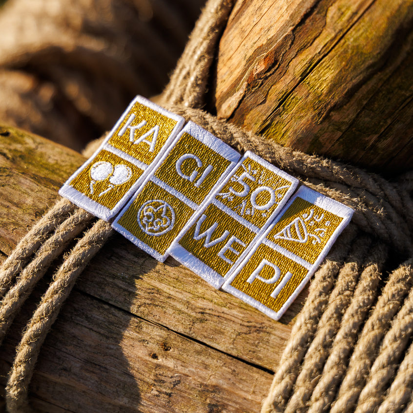 Kagiwepi jubileum badge