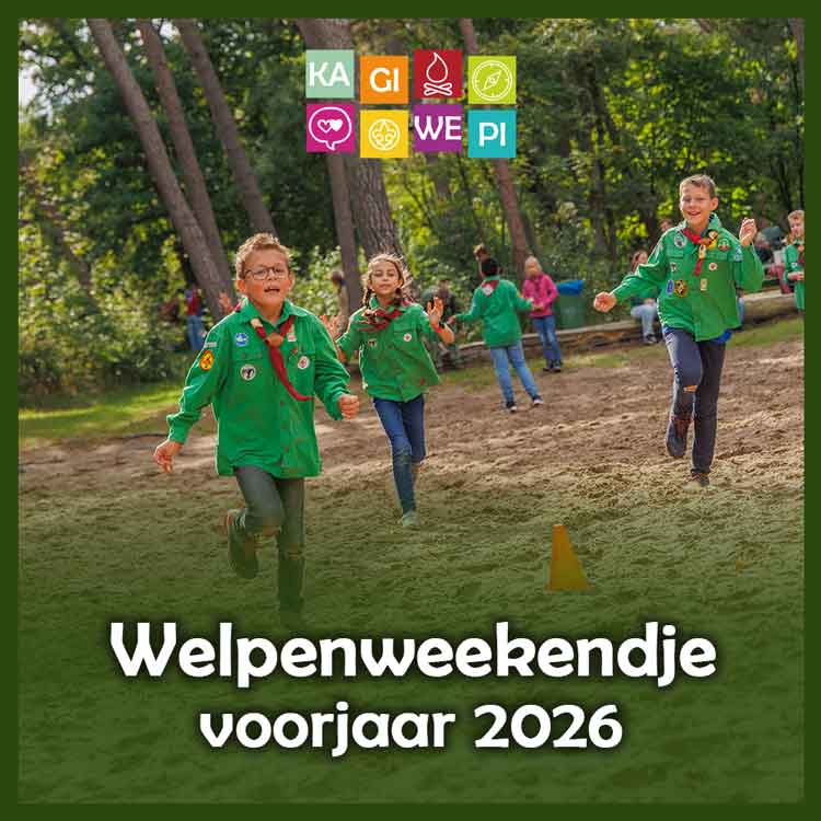 Welpen weekendje voorjaar 2026