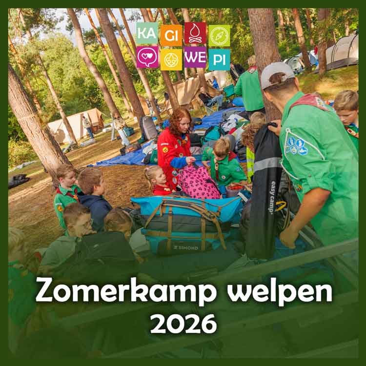 Zomerkamp welpen 2026